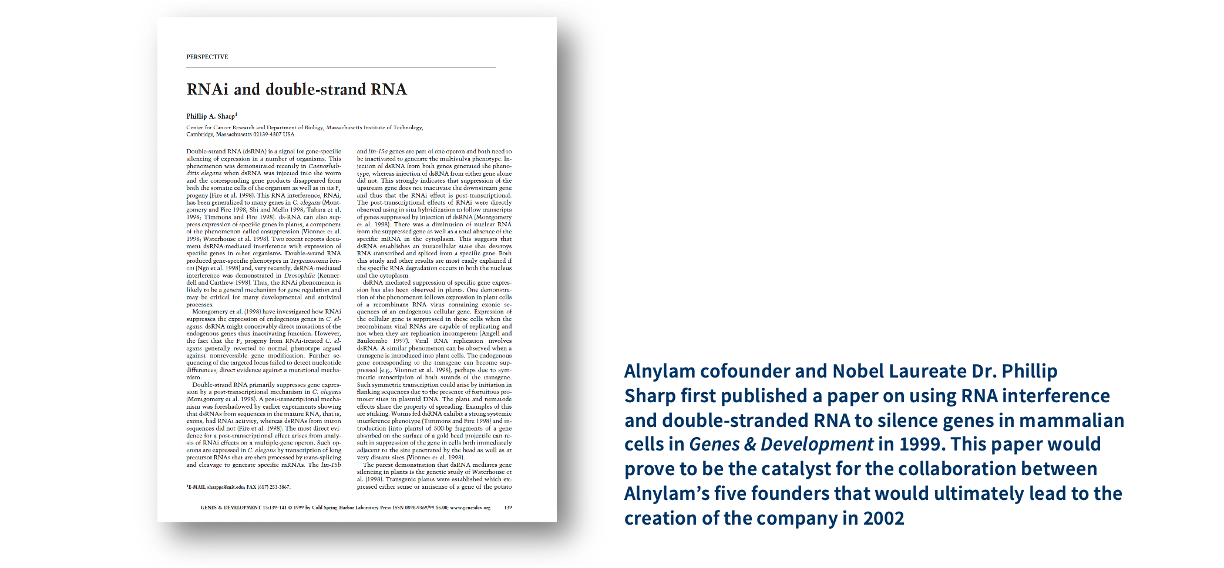 Alnylam Phil Sharp 1999 Genes & Development Paper 